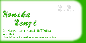 monika menzl business card